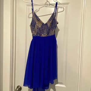 Royal blue dress